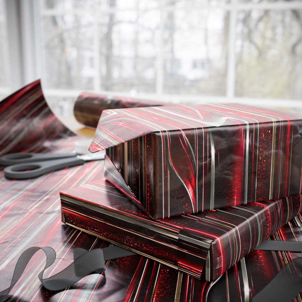 Candy Paint Red Wrapping Paper