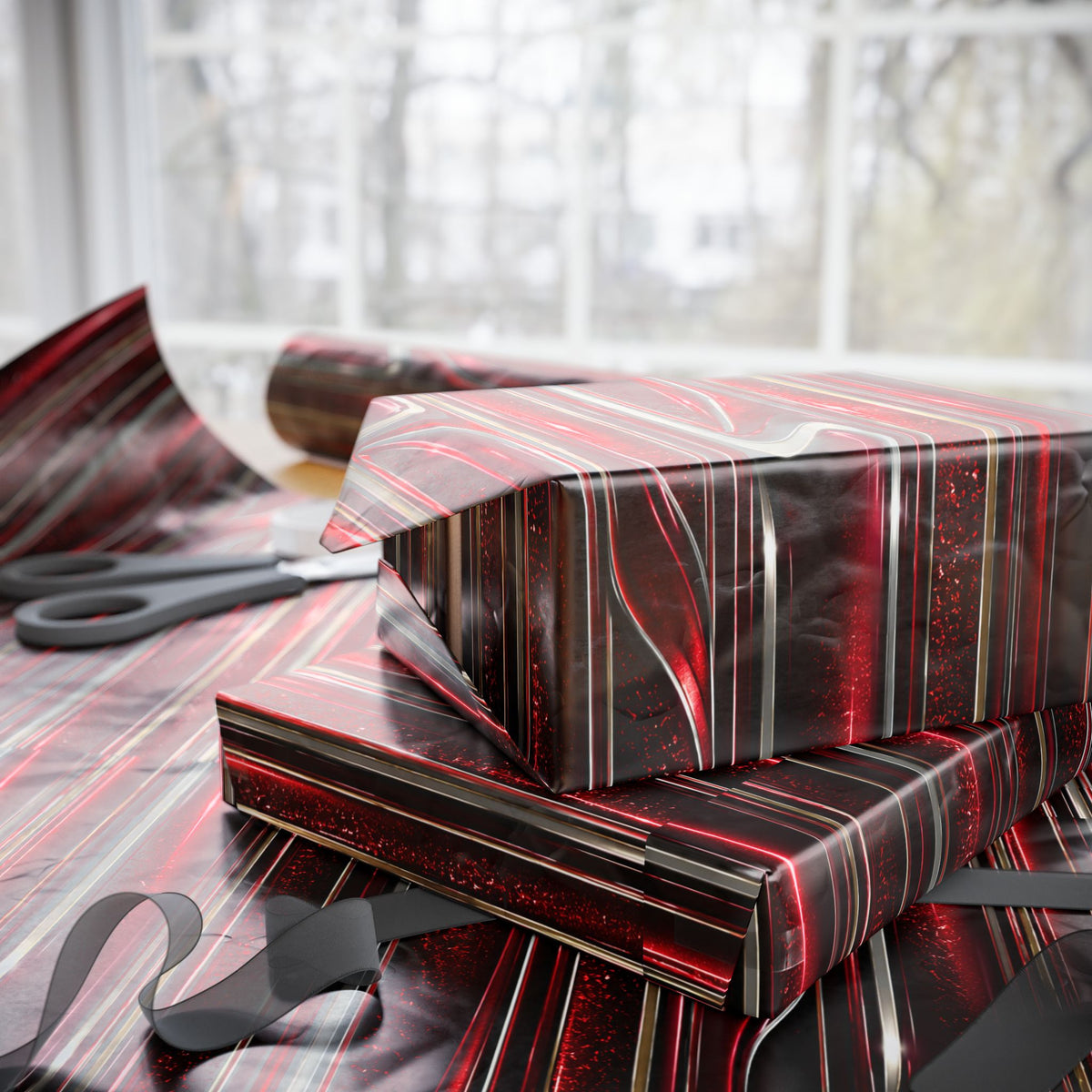 Candy Paint Red Wrapping Paper