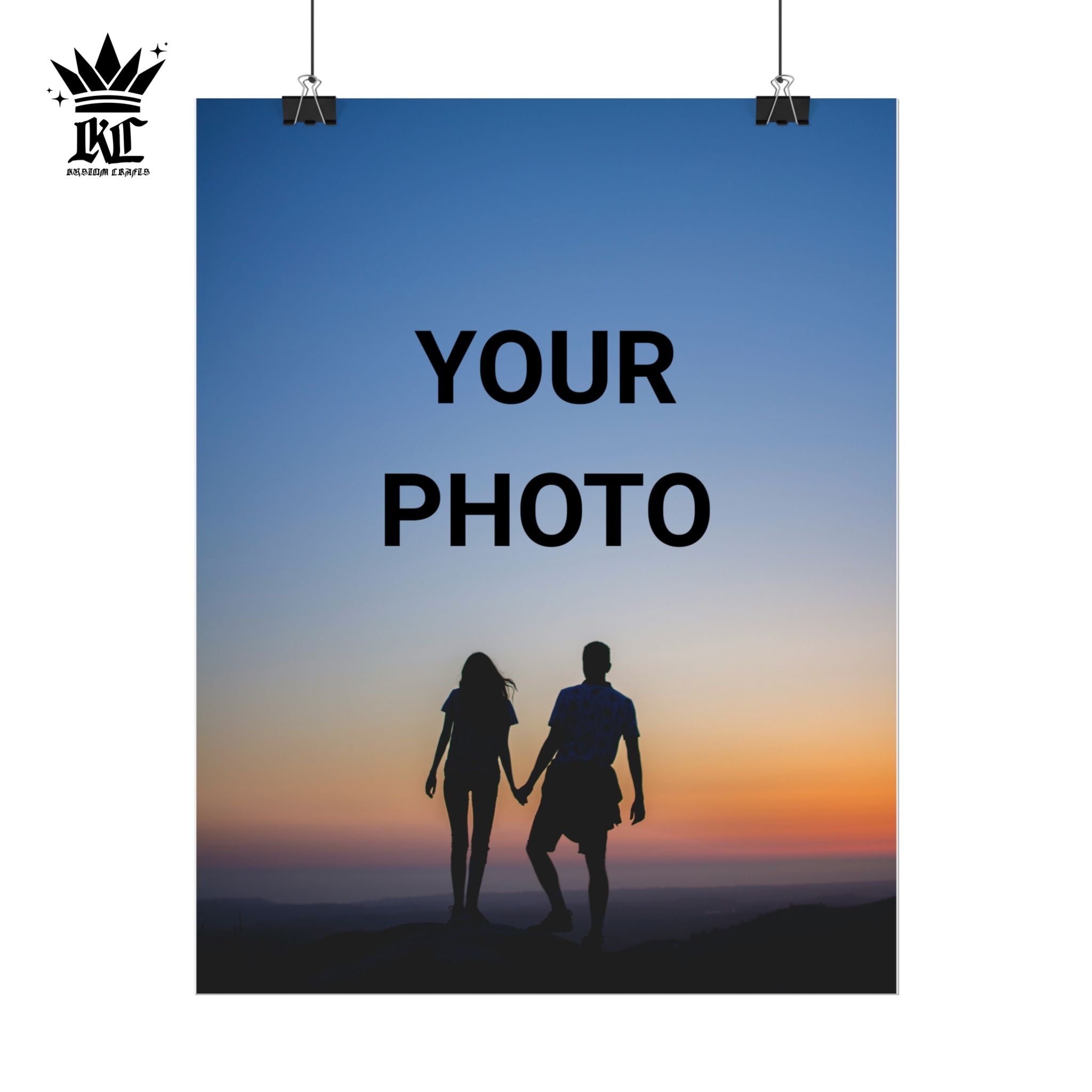 Custom Photo Poster — Rolled Print for Wall Art, Personalized Image