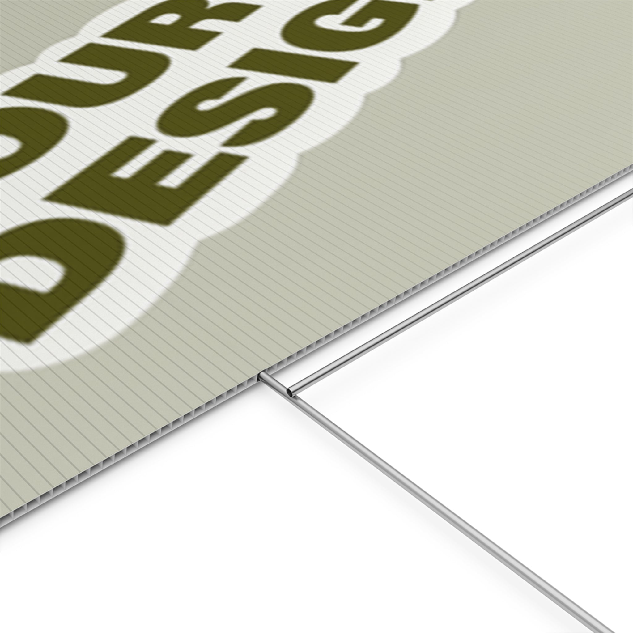 Custom Plastic Yard Sign – Personalized Outdoor Signage for Events, Real Estate, and Promotions