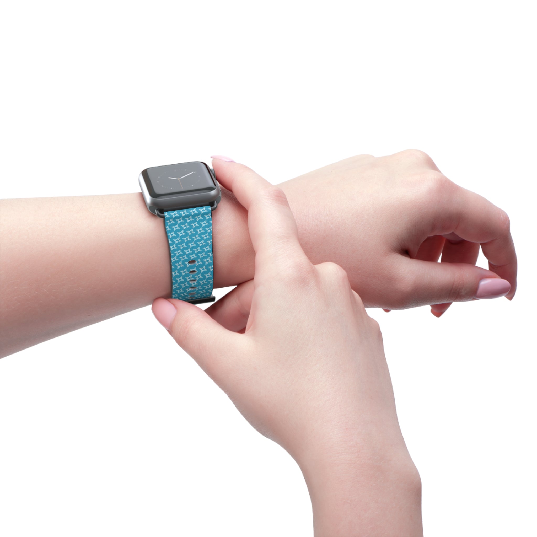 Zia Pattern Turquoise Watch Band