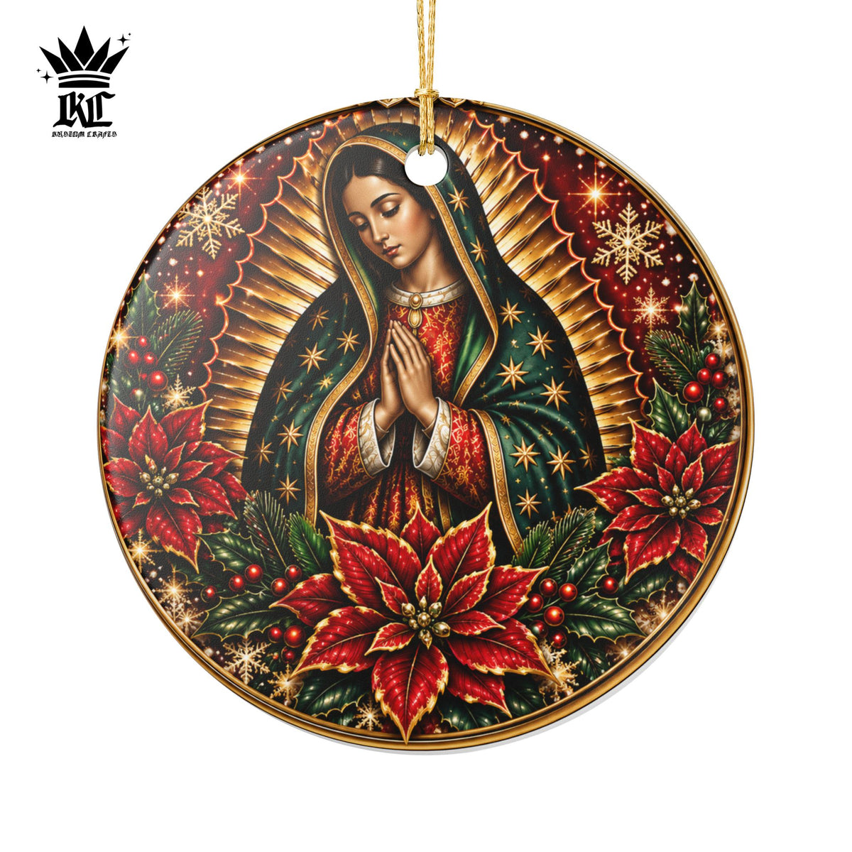 Our Lady of Guadalupe Ceramic Ornament