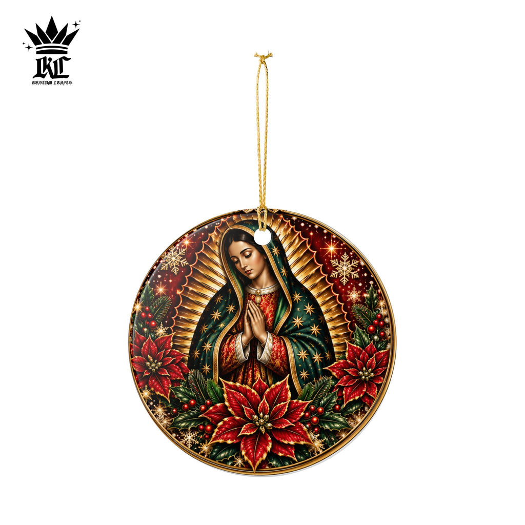 Our Lady of Guadalupe Ceramic Ornament
