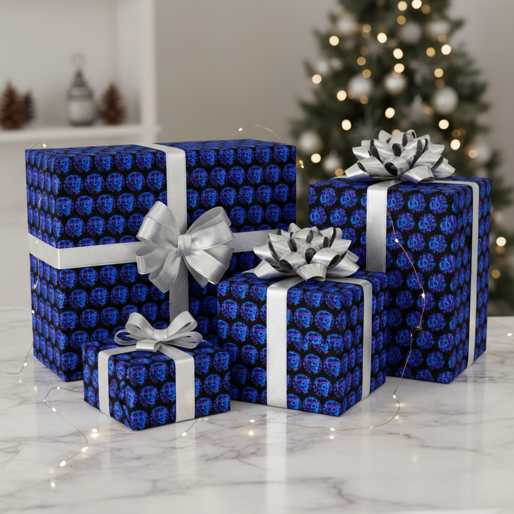 Neon Crown of Thorns — Wrapping Paper
