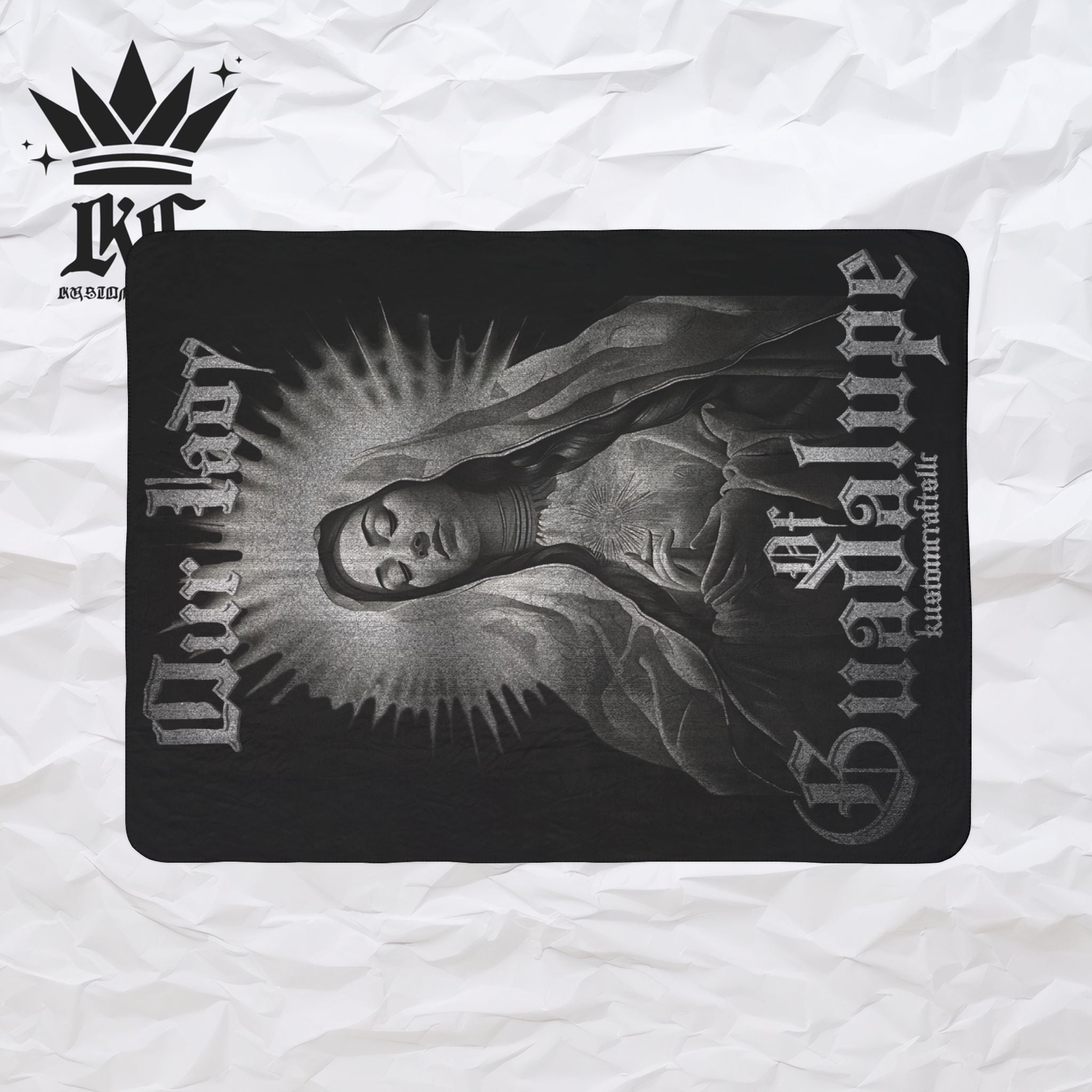Our Lady of Guadalupe - Fleece Sherpa Blanket