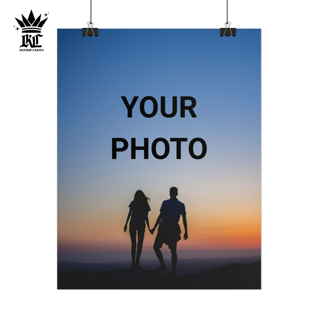 Custom Photo Poster — Rolled Print for Wall Art, Personalized Image