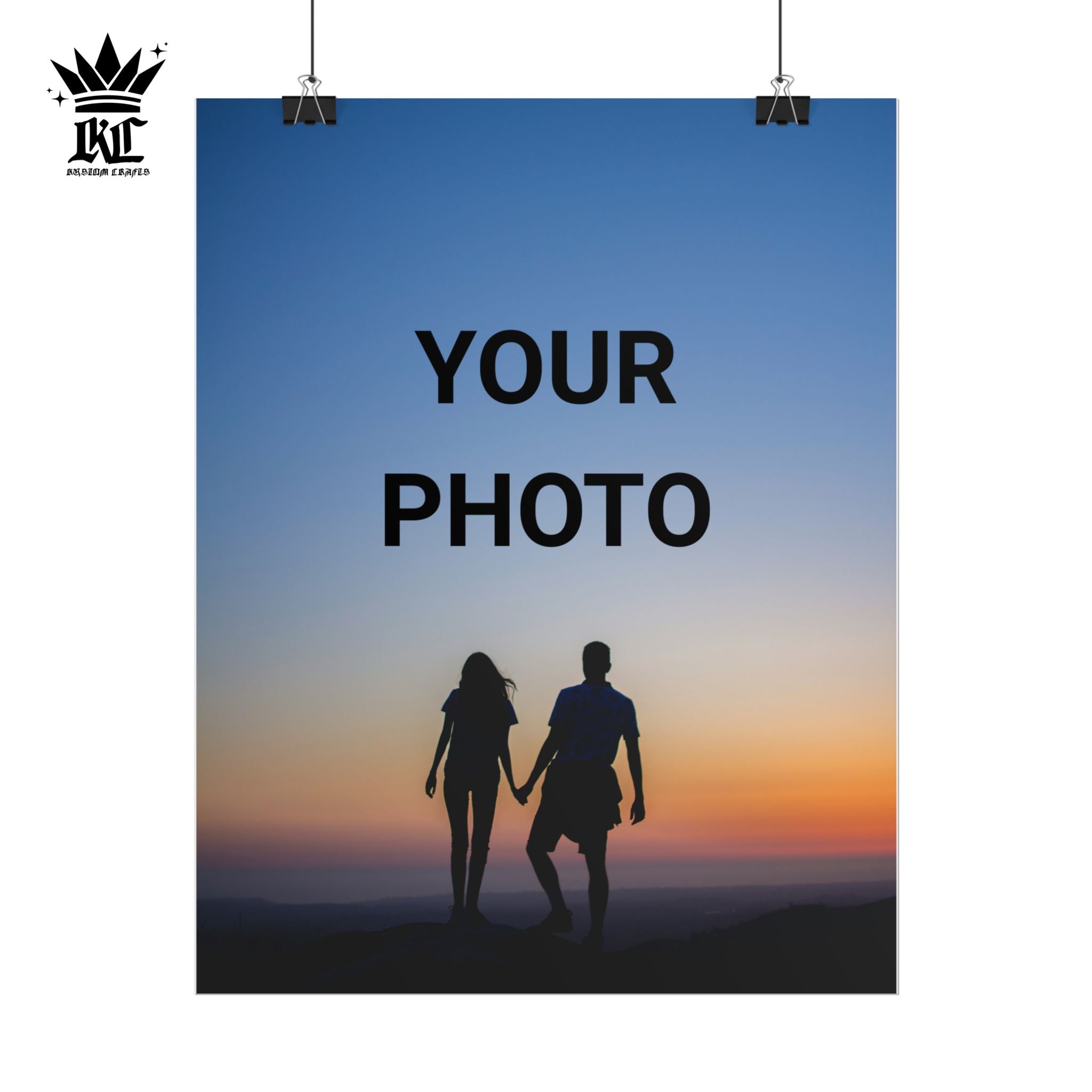 Custom Photo Poster — Rolled Print for Wall Art, Personalized Image