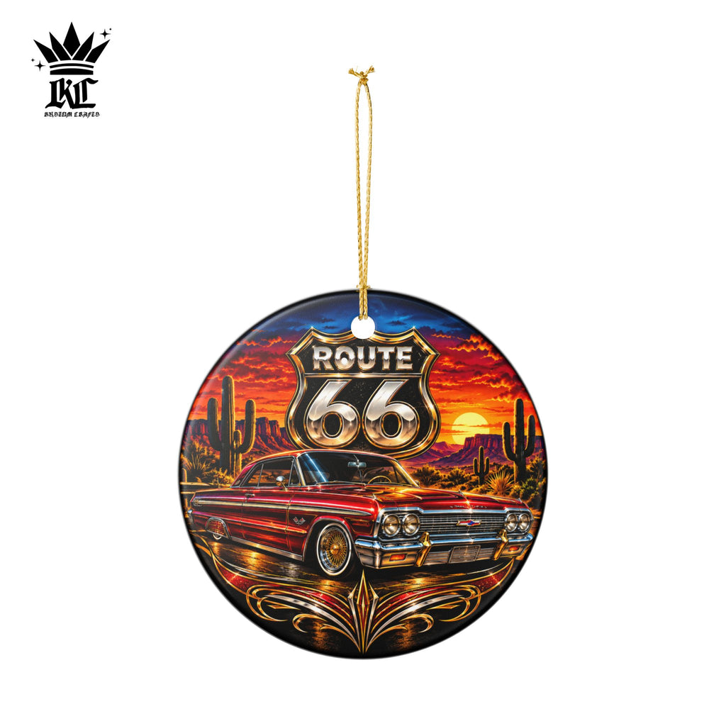 Route 66 Classic Ceramic Ornament