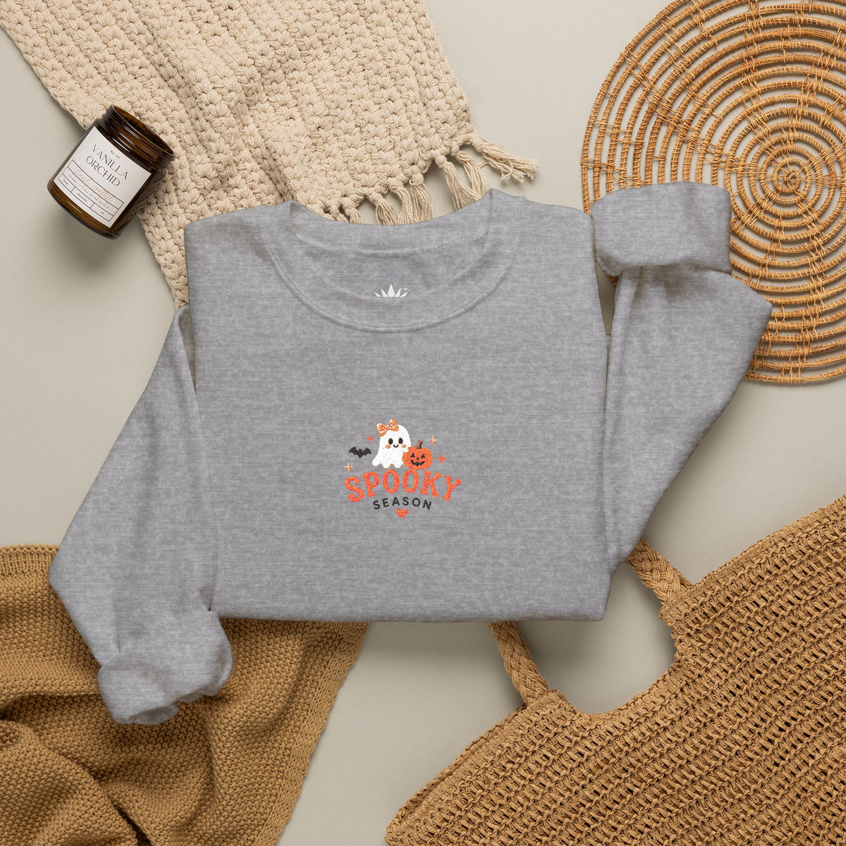 Spooky Ghost Pumpkin Crewneck