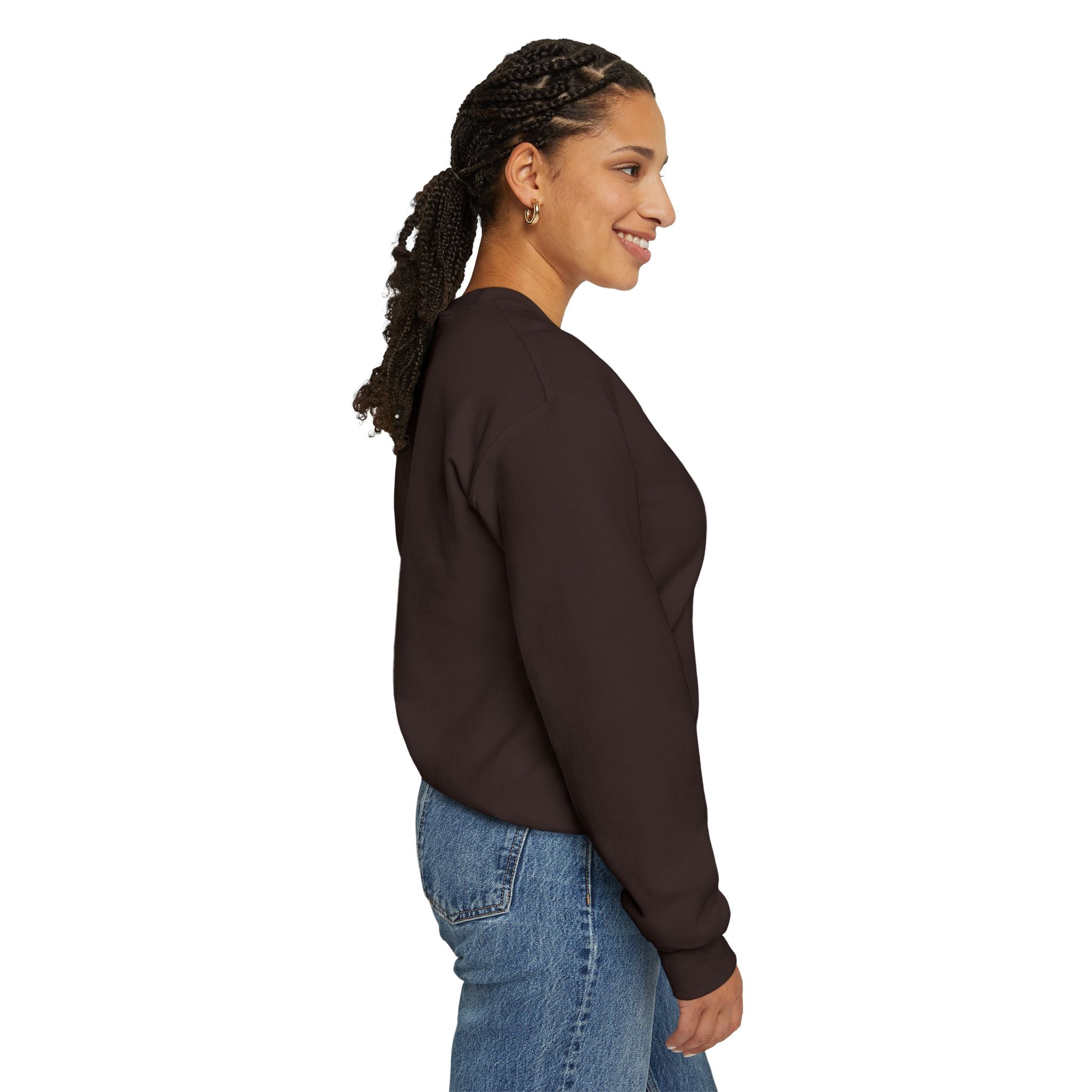 Hot Mama - Personalized Embroidery Crewneck Sweatshirt