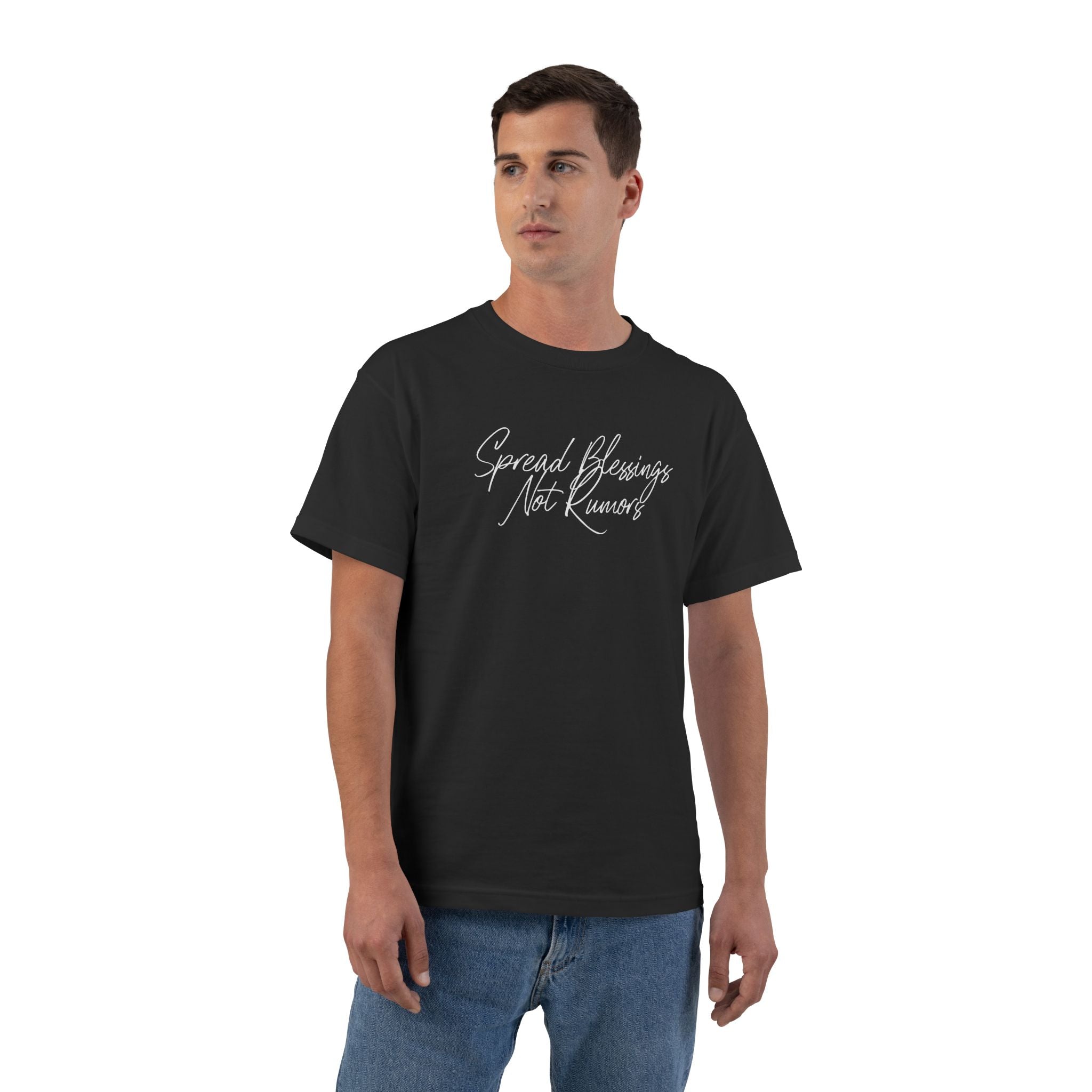 Spread Blessings Not Rumors - Script Tee