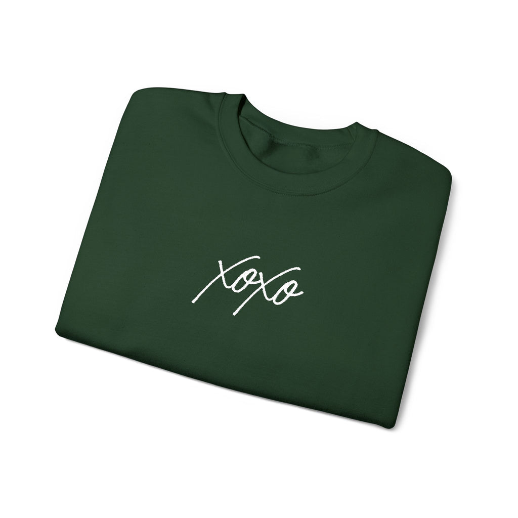 XOXO Embroidery Script Sweatshirt