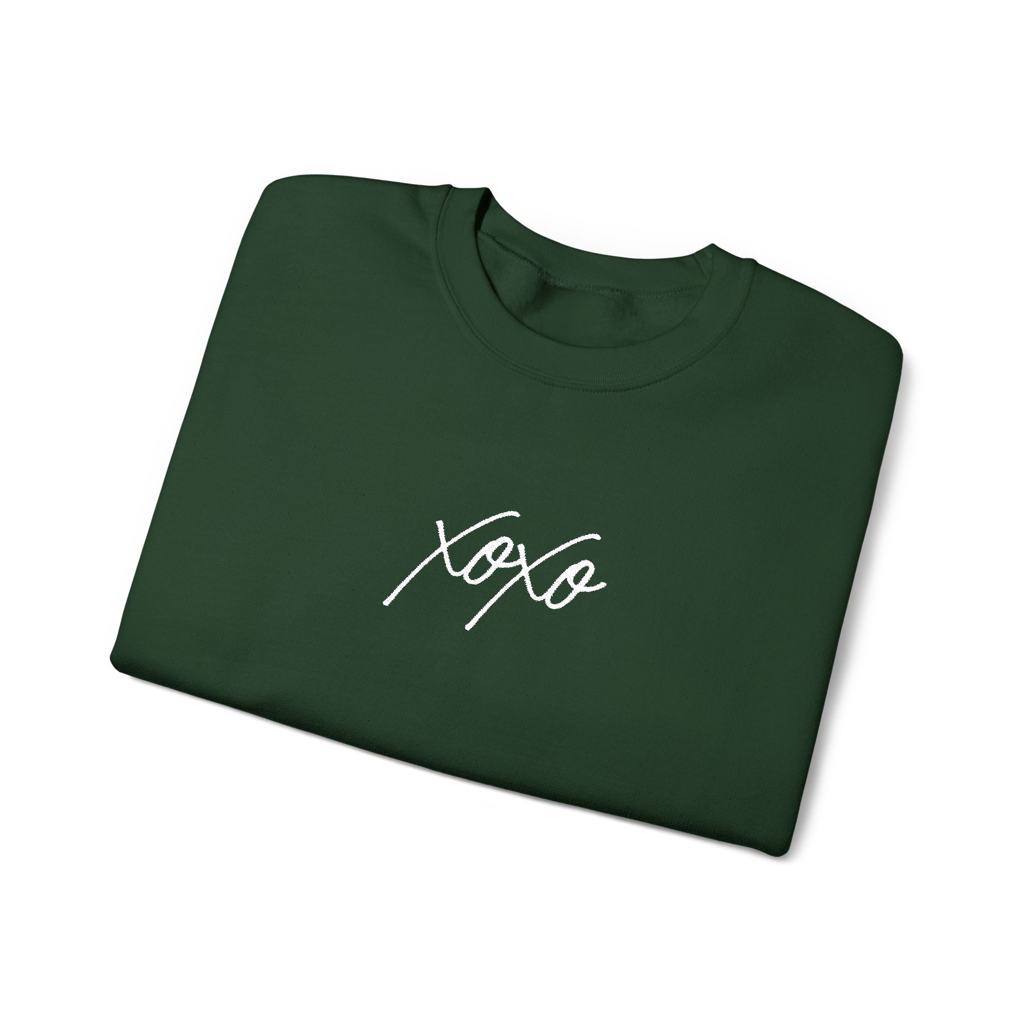 XOXO Embroidery Script Sweatshirt