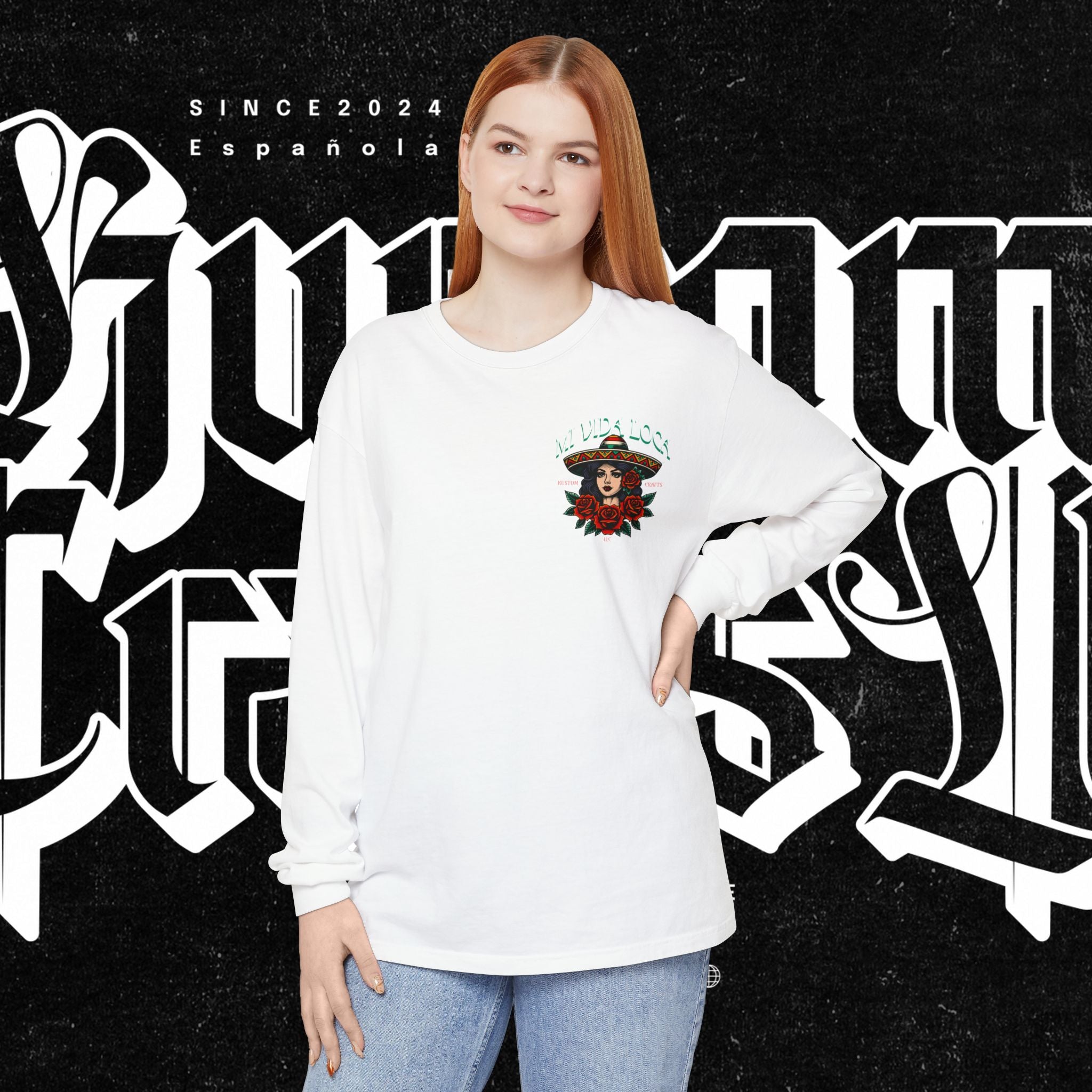 Mi Vida Loca - Long Sleeve T-Shirt (BACK PRINT)