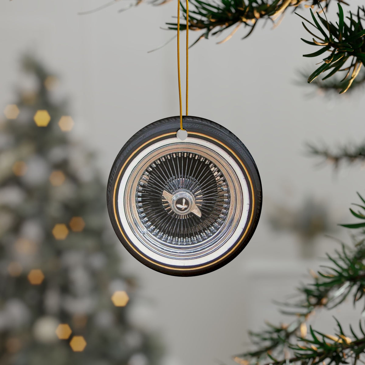 White Wall - Ceramic Ornament