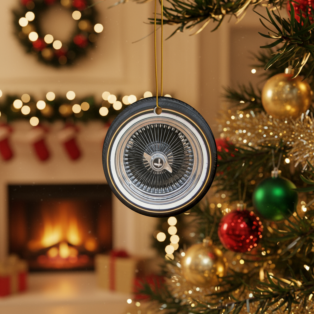 White Wall - Ceramic Ornament