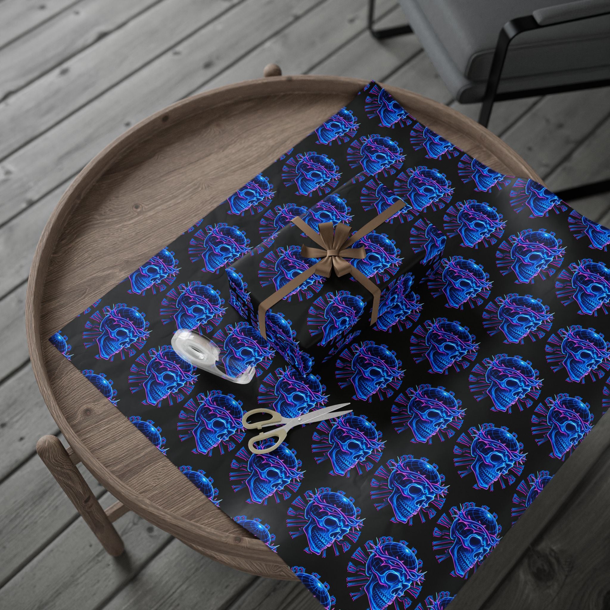 Neon Crown of Thorns — Wrapping Paper