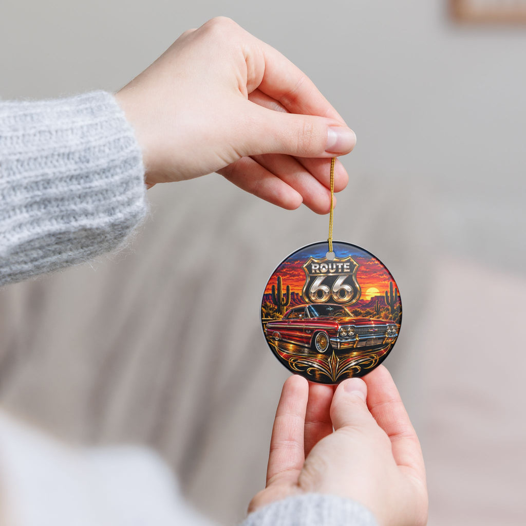 Route 66 Classic Ceramic Ornament