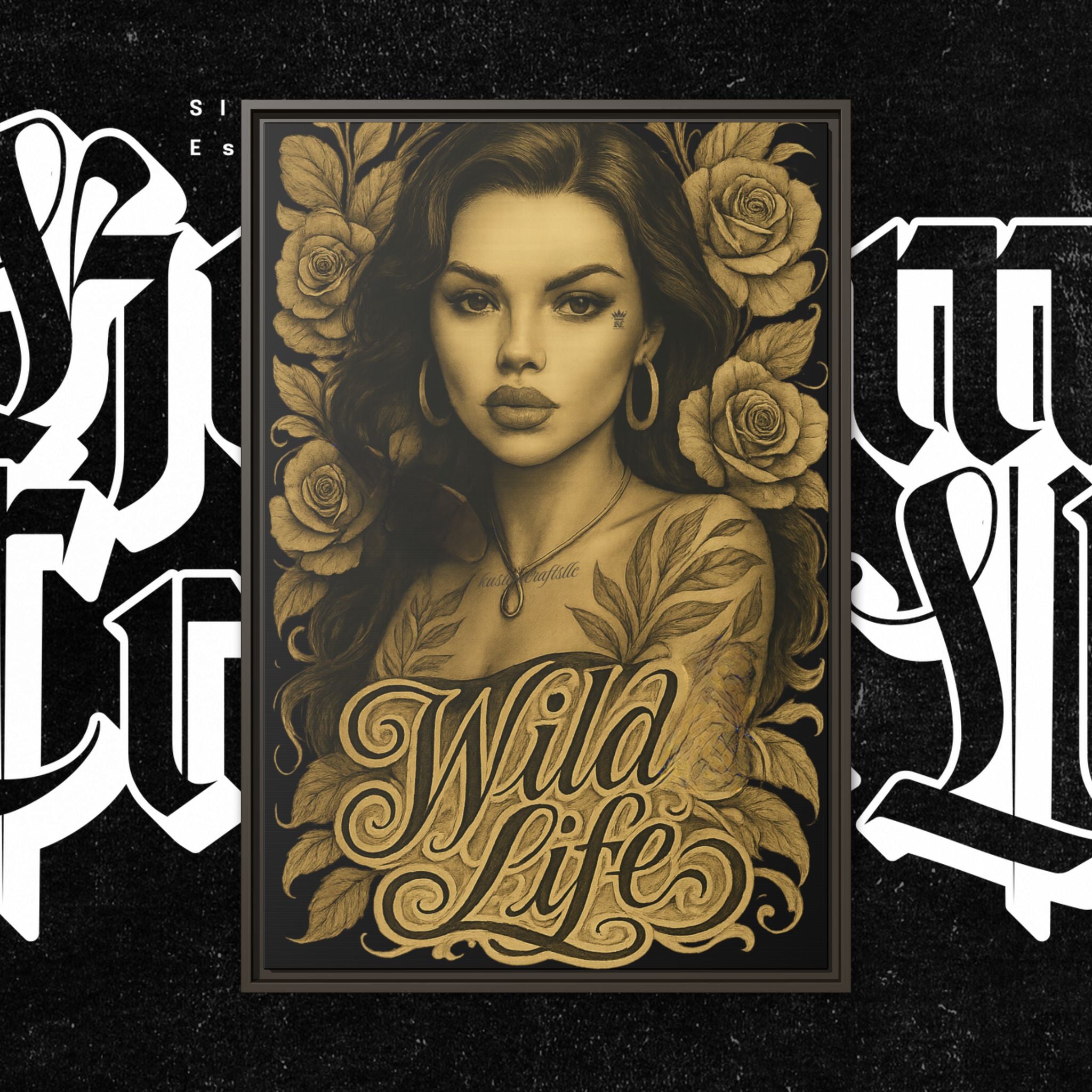 Wild Life — Framed Canvas