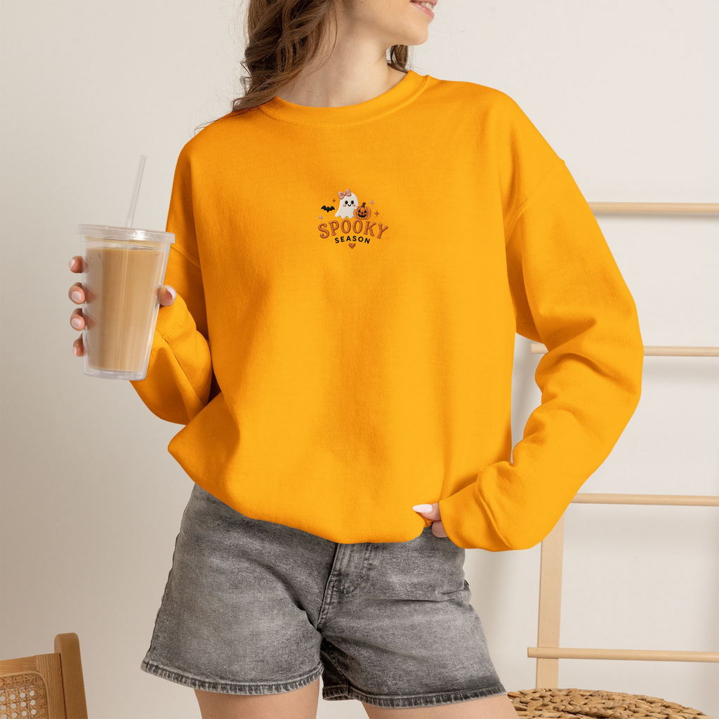 Spooky Ghost Pumpkin Crewneck