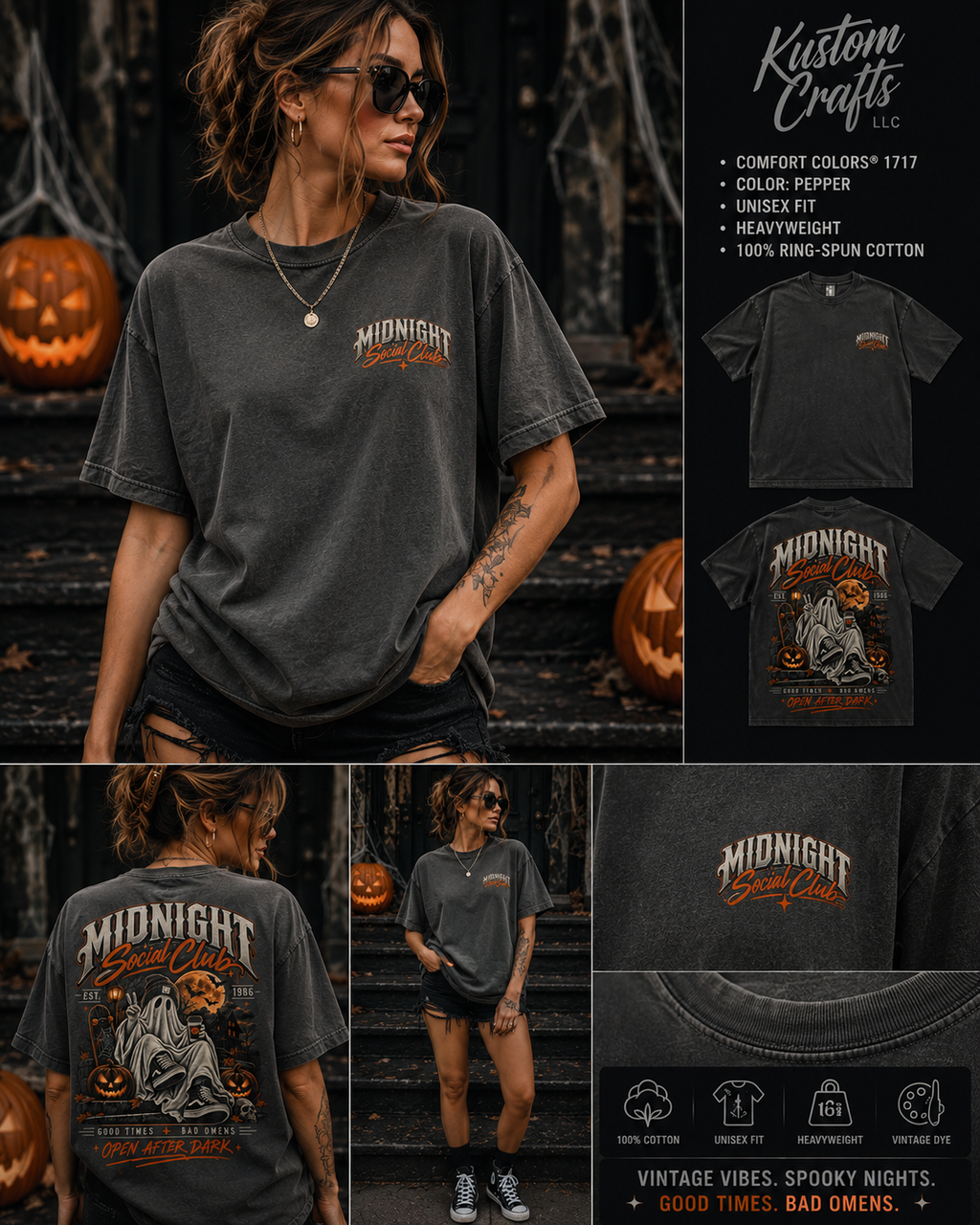 Midnight Social Club Halloween Graphic Tee