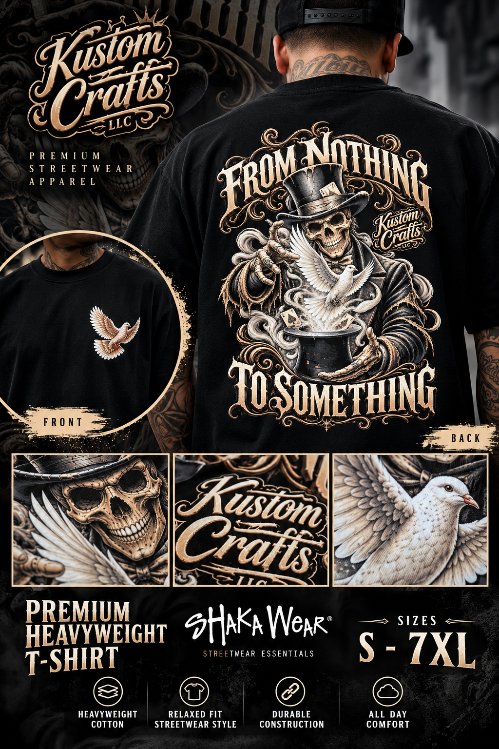 From Nothing to Something - Shaka Wear T-Shirt