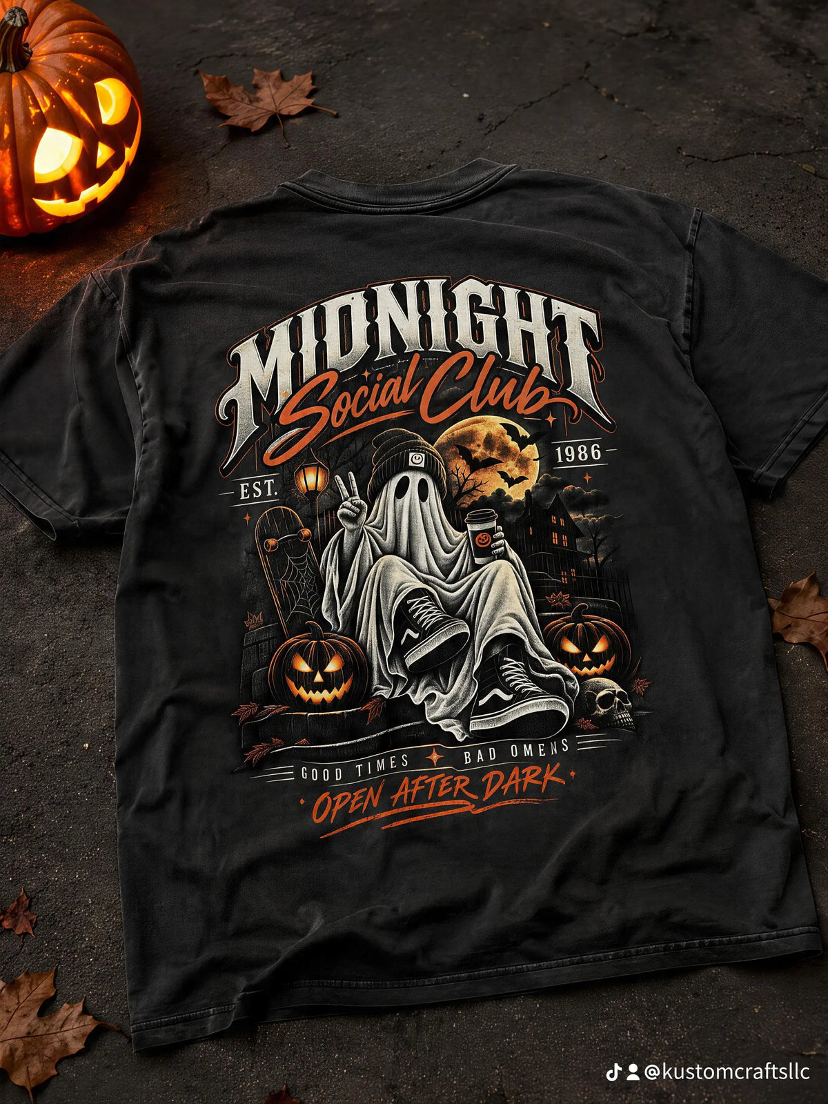 Midnight Social Club Halloween Graphic Tee