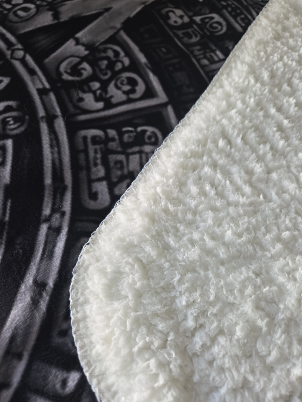 Aztec Calendar Sherpa Fleece Blanket
